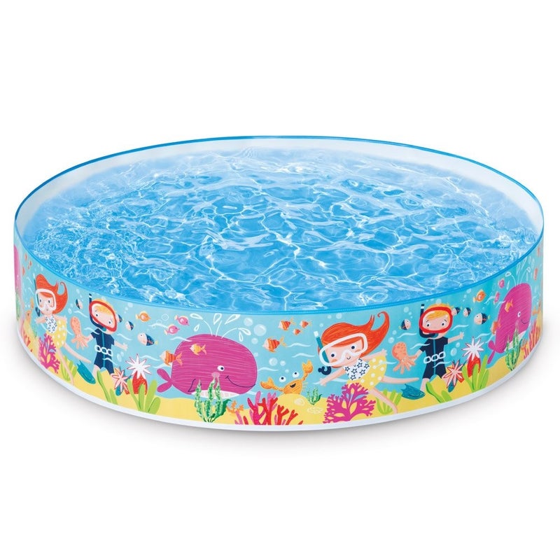 Intex - Snorkel Fun Snapset Pool 122x25 cm - 58477NP - Image 1